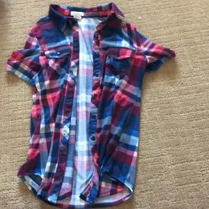 flannel tee